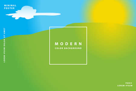 gradient background modern with colorful style gradient colorのイラスト素材