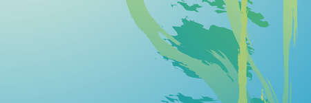 banner template design with header interface gradient styleのイラスト素材