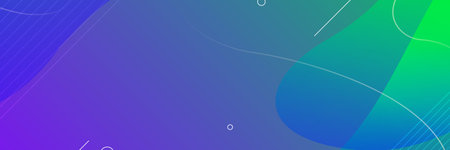 banner gradient background modern with colorful style gradient colorのイラスト素材