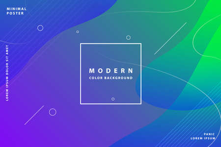 banner gradient background modern with colorful style gradient colorのイラスト素材