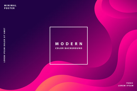 banner gradient background modern with colorful style gradient colorのイラスト素材