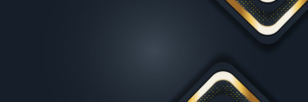 gold banner Abstract vector background board for text and message design modern. vector illustrationのイラスト素材