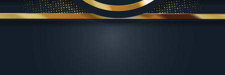 gold banner Abstract vector background board for text and message design modern. vector illustrationのイラスト素材