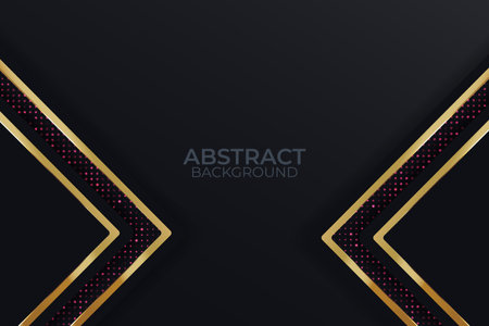gold banner Abstract vector background board for text and message design modern. vector illustrationのイラスト素材