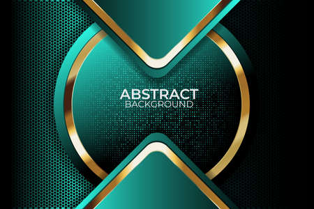 gold banner Abstract vector background board for text and message design modern. vector illustrationのイラスト素材