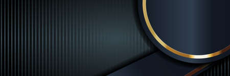 gold banner Abstract vector background board for text and message design modern. vector illustrationのイラスト素材