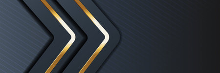 gold banner Abstract vector background board for text and message design modern. vector illustration