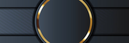 gold banner Abstract vector background board for text and message design modern. vector illustrationの写真素材