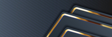 gold banner Abstract vector background board for text and message design modern. vector illustrationの写真素材