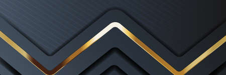 gold banner Abstract vector background board for text and message design modern. vector illustrationの写真素材