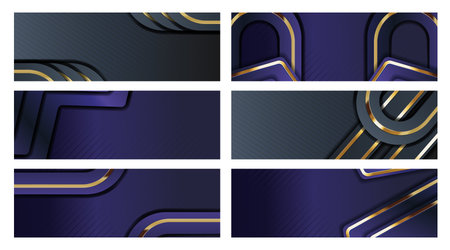 gold banner Abstract vector background board for text and message design modern. vector illustration