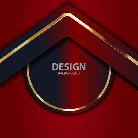 gold banner Abstract vector background board for text and message design modern. vector illustrationのイラスト素材