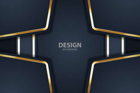 gold abstract background banner with circle gold color creative digital light modernのイラスト素材