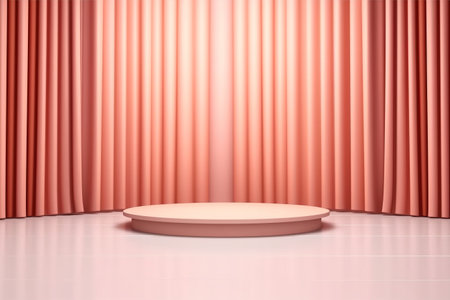 futuristic and clean stage blank center backgroundの素材