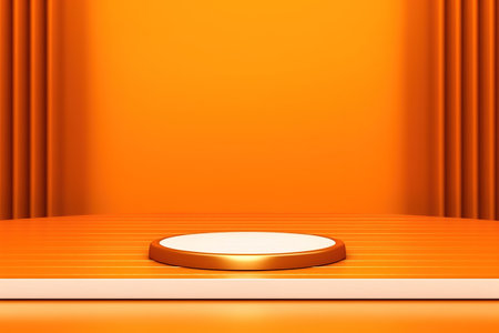 futuristic and clean stage blank center backgroundの素材