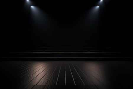 futuristic and clean stage blank center backgroundの素材