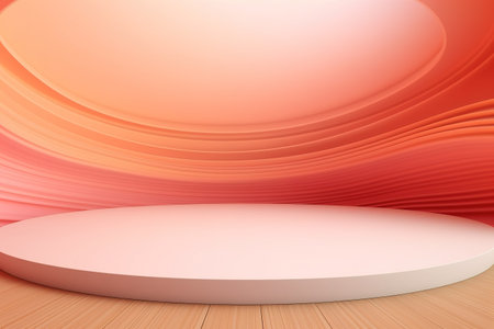 futuristic and clean stage blank center backgroundの素材