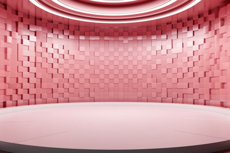 futuristic and clean stage blank center backgroundの素材