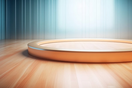 futuristic and clean stage blank center backgroundの素材