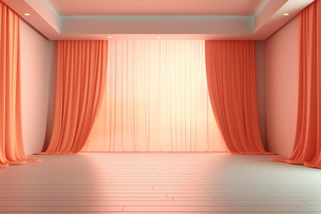 futuristic and clean stage blank center backgroundの素材