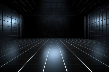 futuristic and clean stage blank center backgroundの素材