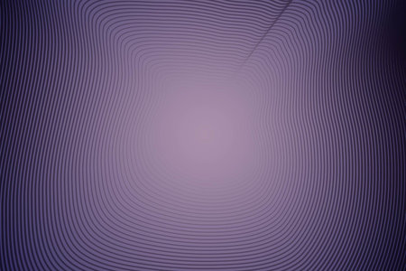 Abstract purple and white striped background with a central glowing point.