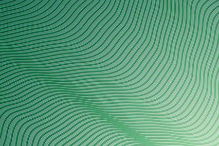Abstract green wavy lines background.の写真素材