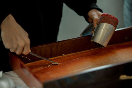 Preparation of furniture for the process of professional restoration