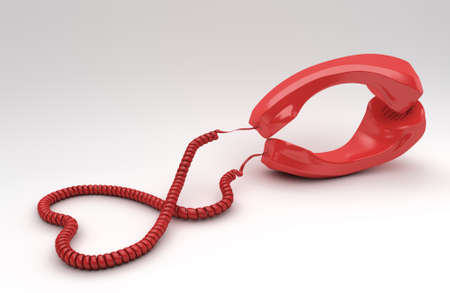 Long distance relationship conceptの写真素材