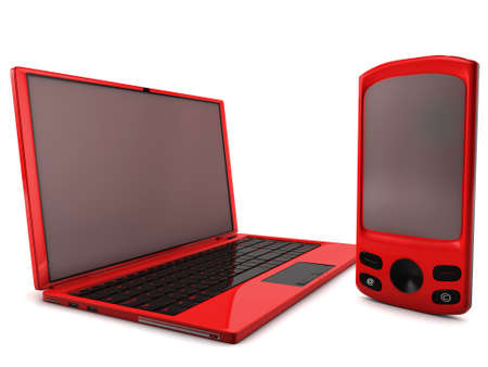 A bundle of two main telecommunication servicesの写真素材