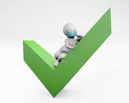 syringes arround a medicine bottle 3d rendering isolated on whiteの写真素材