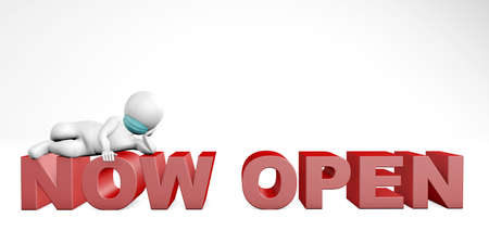 Man with mask lying relaxed now open 3d rendering isolated on whiteの写真素材