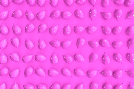 Pink baloons background 3d rendering abstract minimalistic designの写真素材