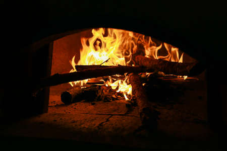 wood that burns in the oven-2の写真素材