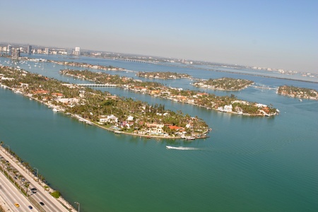 Miami beach Aerialsのeditorial素材