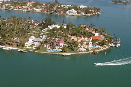 Miami beach Aerialsのeditorial素材