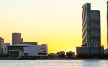 Miami beach, American Airlines Arenaの写真素材