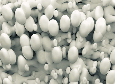 gray mushroom particleの写真素材