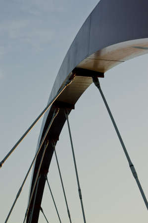 the arch  suspension bridge