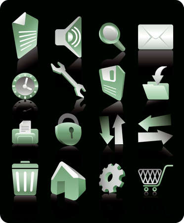 Web icons internetのイラスト素材