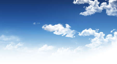 White cloud on background blue skyの写真素材