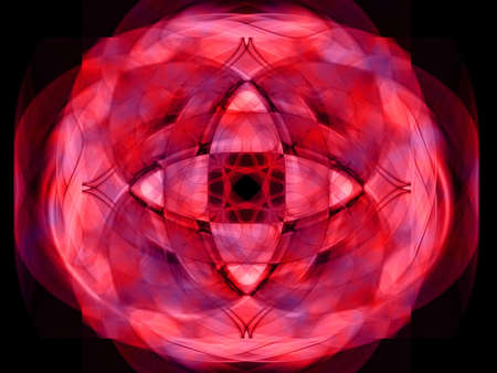 Brilliant abstract pattern on black backgroundの写真素材