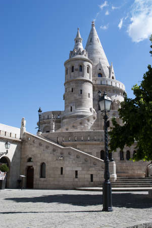 landmark in Budapest. Fishermen's Bastion. Hungary.の写真素材