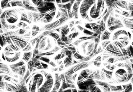 Art abstract black and white chaos pattern backgroundの写真素材