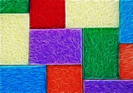 Abstract color boxes background with bright lines, multicolored patternの写真素材