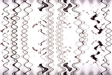 art abstract water on the glass textured background, black and white