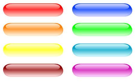 set of design elements - shiny buttons
のイラスト素材