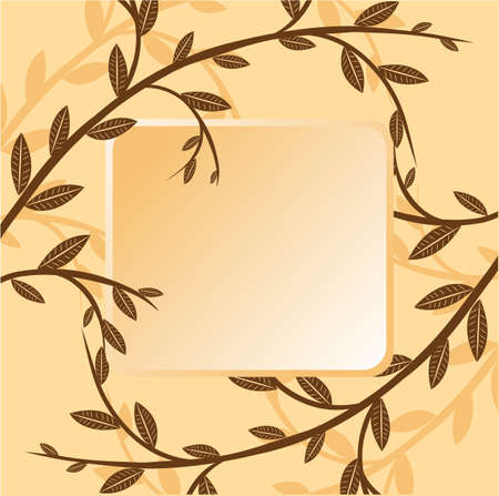 floral frame backgroundのイラスト素材