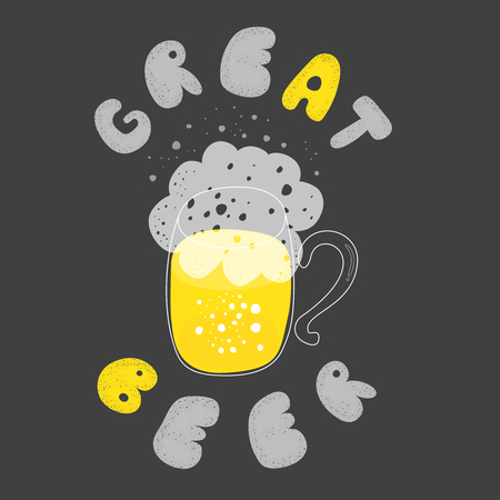 Mug of beerの写真素材
