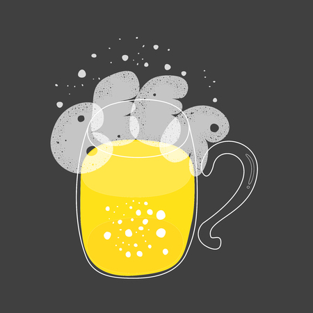 Mug of beer icon.のイラスト素材